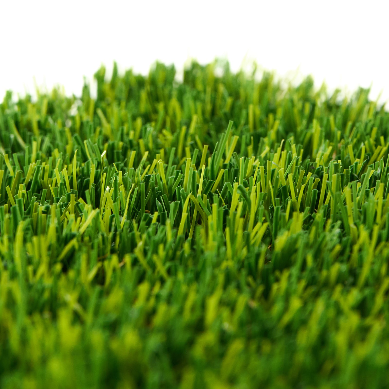 Close-up of premium artificial grass