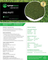 Product spec sheet preview